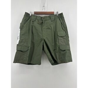 Propper Tactical Cargo Shorts‎ Men's Green Elastic Waist Utility Pockets 38 NWT